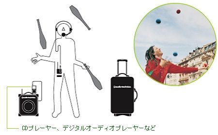 大道芸やイベントで使えるポータブル拡声器