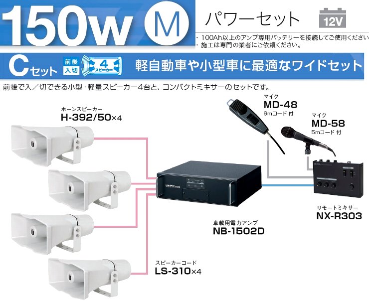 150WシステムC