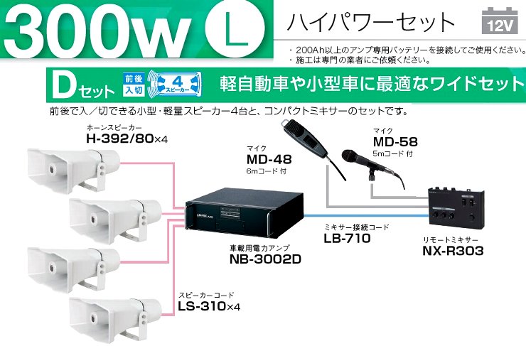 300WシステムD