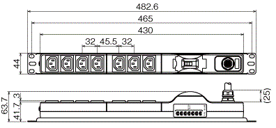 ＩＥＣ３２０　Ｃ－１３ソケット付タップ