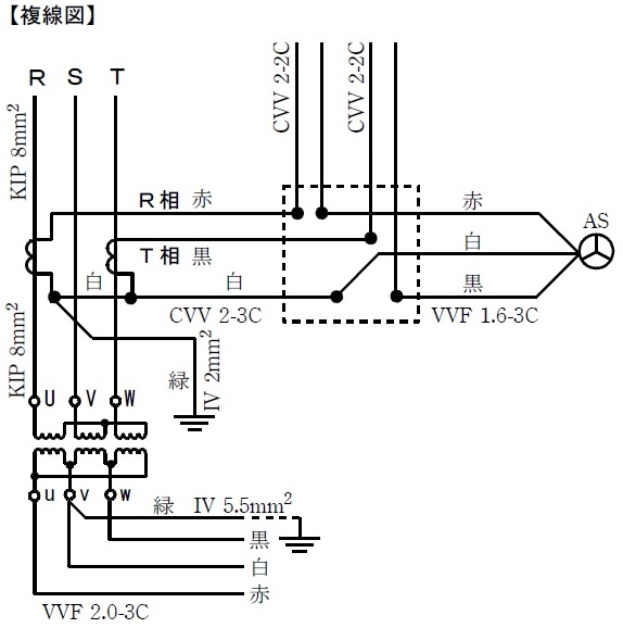 平成２１年の技能試験複線図