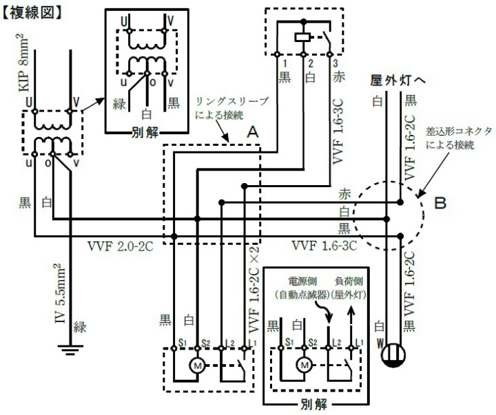 平成２３年技能試験複線図